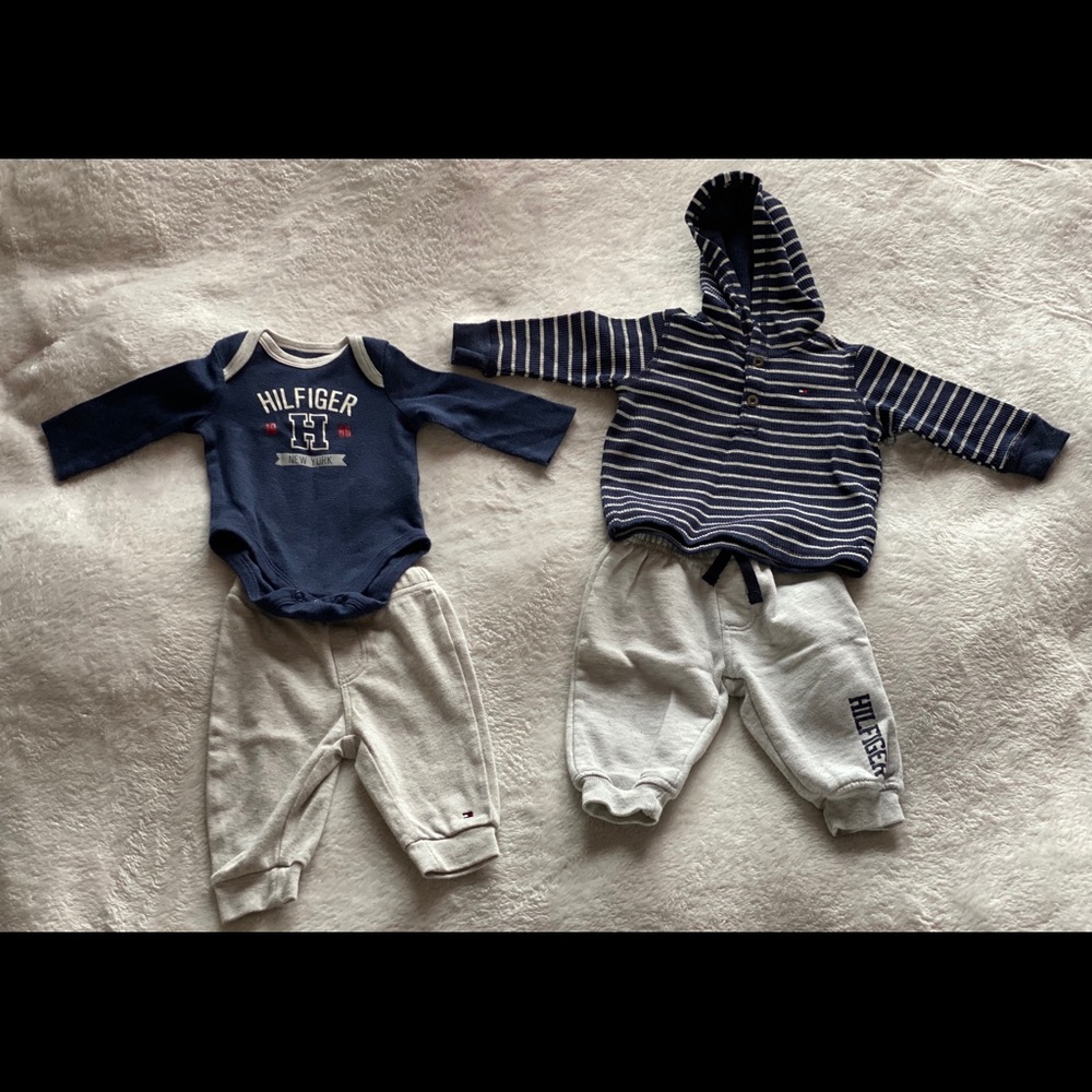Infant baby boy Tommy Hilfiger matching sets